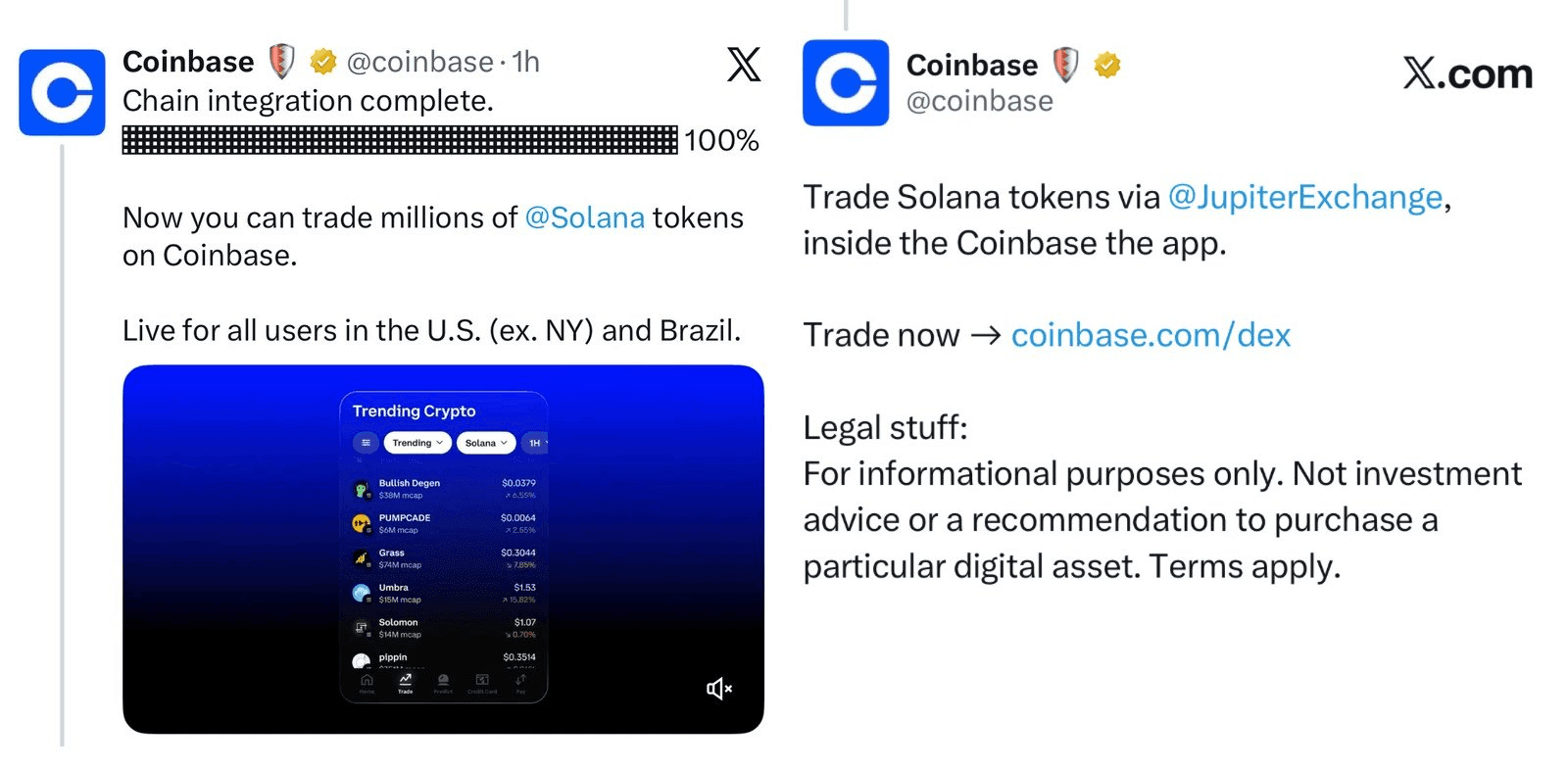 Coinbase Integrates Solana Trading via Jupiter — What This Means for Accessibility and Briz